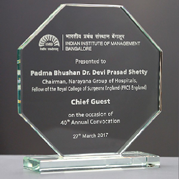 Premium Jade Character Trophy - Diamond Cut Round